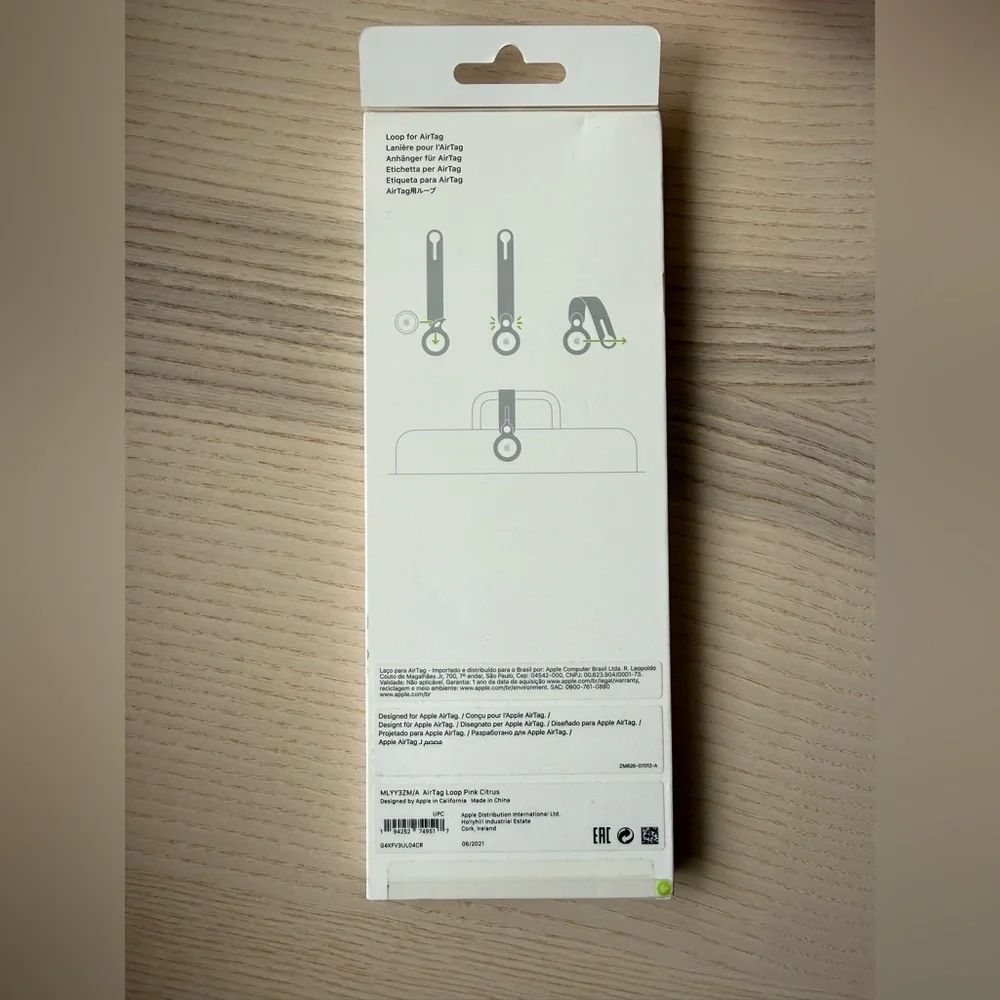 Apple AirTag Loop – Pink Citrus (New in Box)